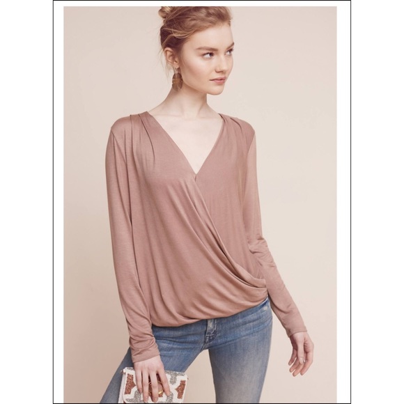 Anthropologie Tops - Anthropologie Wrap Top NWT